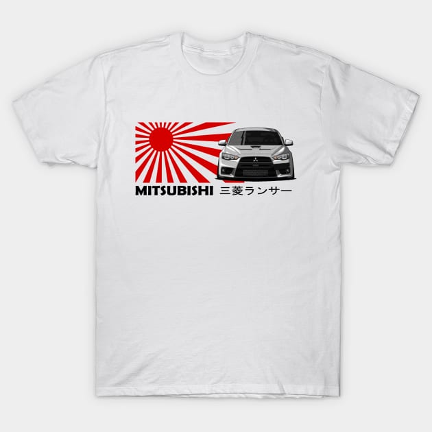 Mitsubishi Lancer EVO X, JDM Car T-Shirt by T-JD